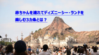 赤ちゃんを連れてディズニーシー・ランドへ！