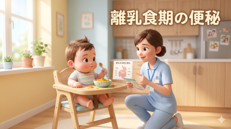 離乳食の便秘ケア｜食物繊維だけじゃない看護師流の対処と受診サイン