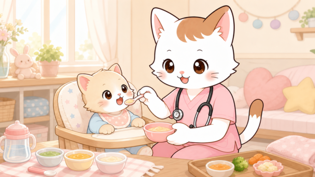 離乳食の進め方完全ガイド｜初期・中期・後期・完了期の量・固さ・食材を月齢別に解説