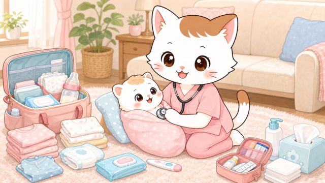 赤ちゃん連れ帰省の持ち物リスト完全版｜移動中・滞在中の準備から看護師ママ目線の体調急変への備えまで徹底解説
