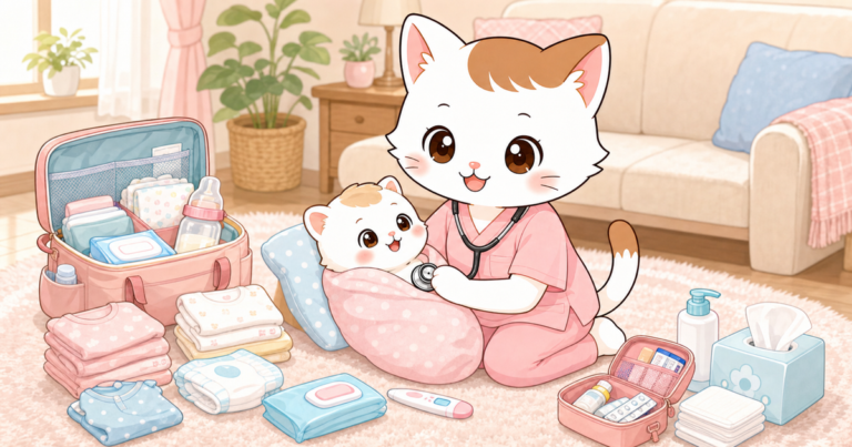 赤ちゃん連れ帰省の持ち物リスト完全版｜移動中・滞在中の準備から看護師ママ目線の体調急変への備えまで徹底解説